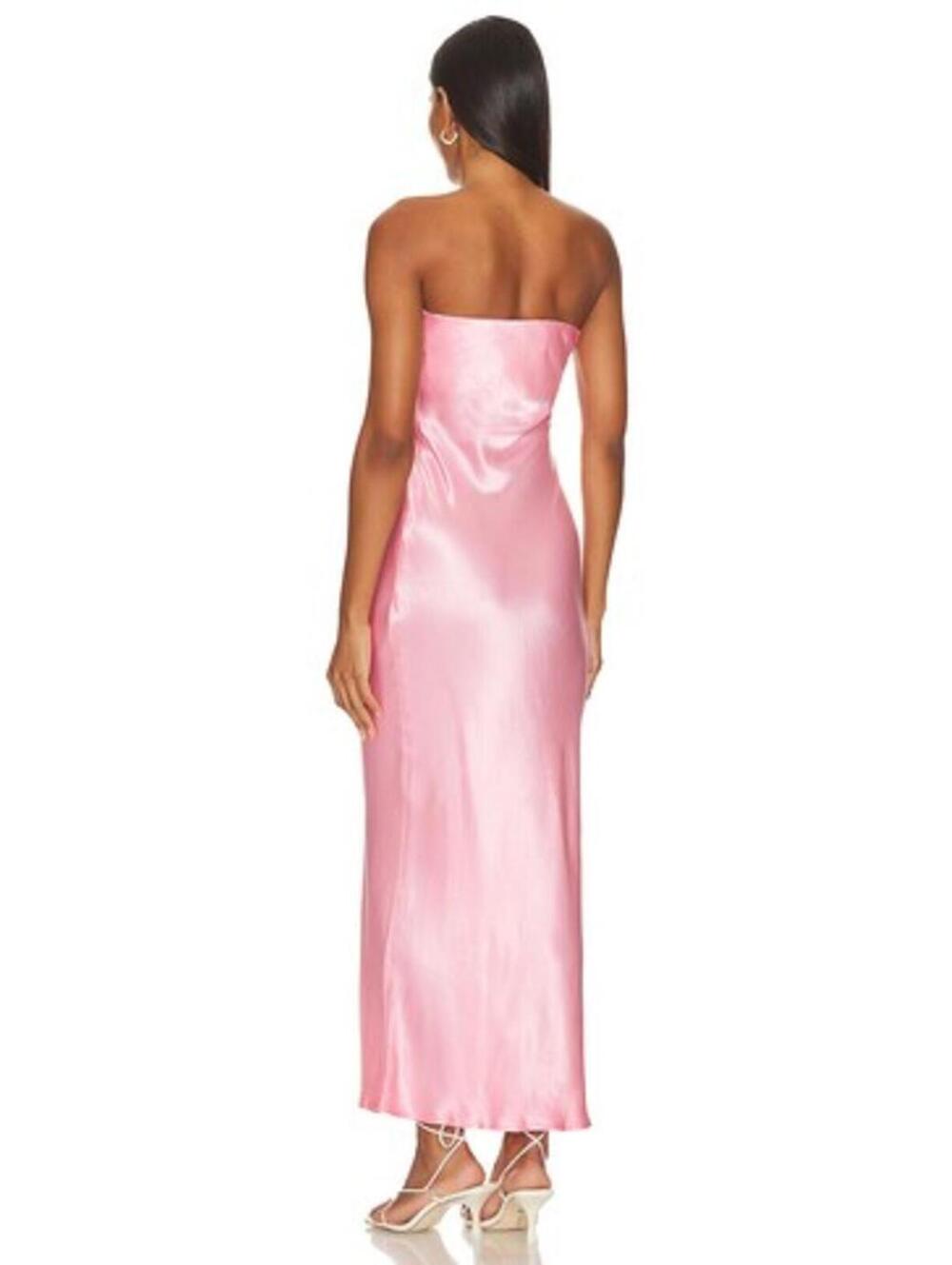 SNDYS X Revolve Angel Strapless Midi Dress in Pink - Picture 2 of 9